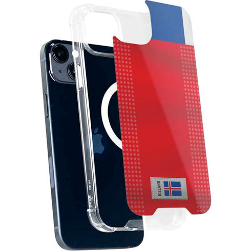 Iceland Soccer Flag iPhone 15 Plus MagSafe Case